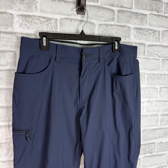 Orvis The Performance Stretch Navy Blue 5 Pocket Outdoor Pants Mens 34 x 32 - Picture 2 of 9